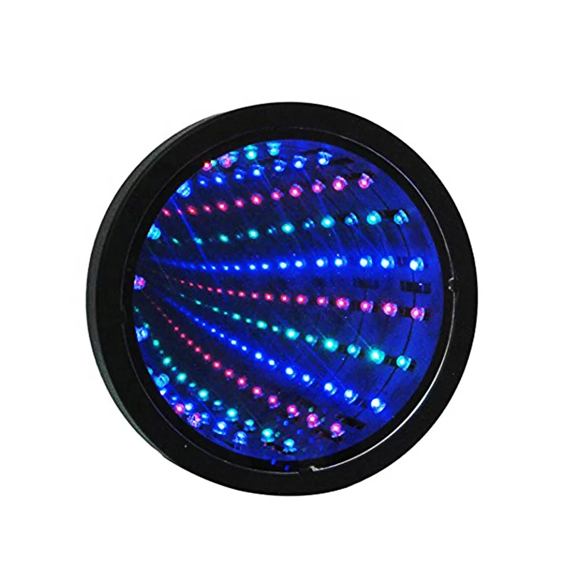 Infinite Lamp: Endless tunnel-like glow creates a boundless, immersive visual vibe—perfect for elevating cozy home or office spaces.